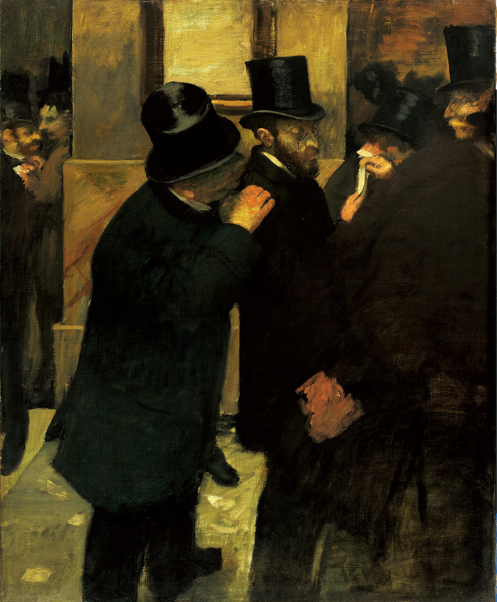  埃德加·德加 Edgar Degas—— 证券所 人像 1878-79